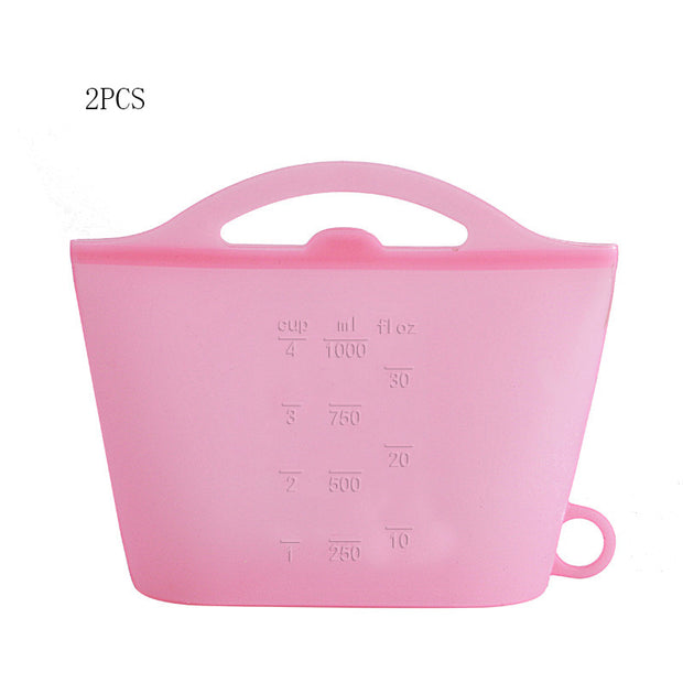 Simple Food Packaging Silicone Storage Bag