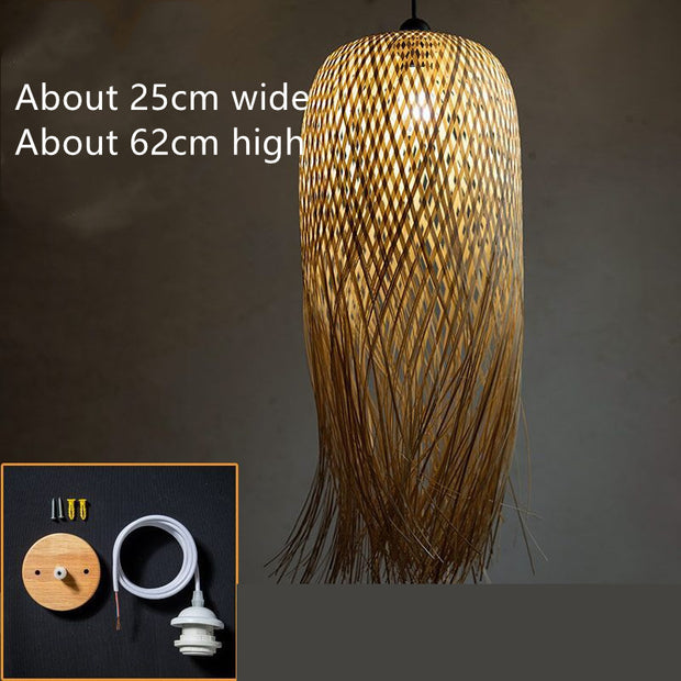 Bamboo Weaving Creative Personality Chinese Bamboo Chandelier