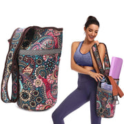 Yoga Mat Bag Casual Fashion Canvas Yoga Bag Backpack