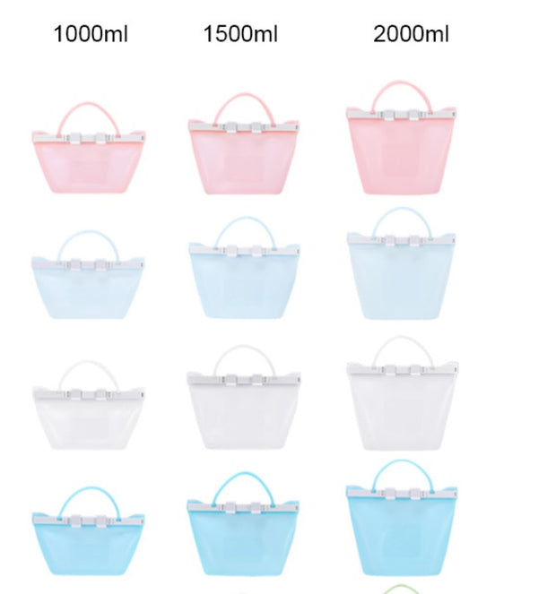 Silicone Food Zipper Refrigerator Bags