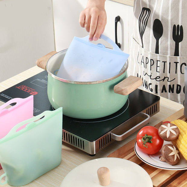 Simple Food Packaging Silicone Storage Bag