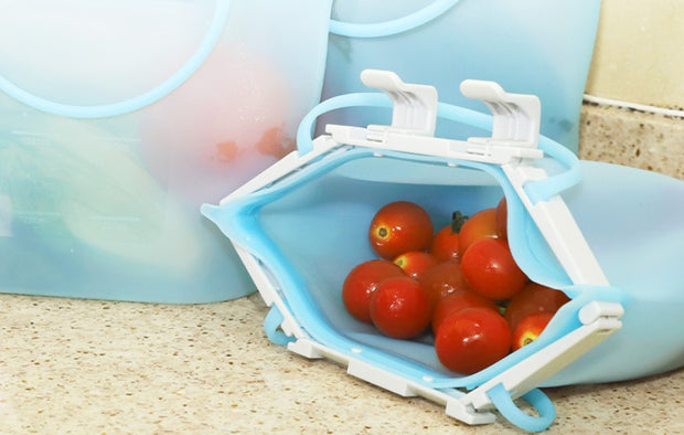 Silicone Food Zipper Refrigerator Bags